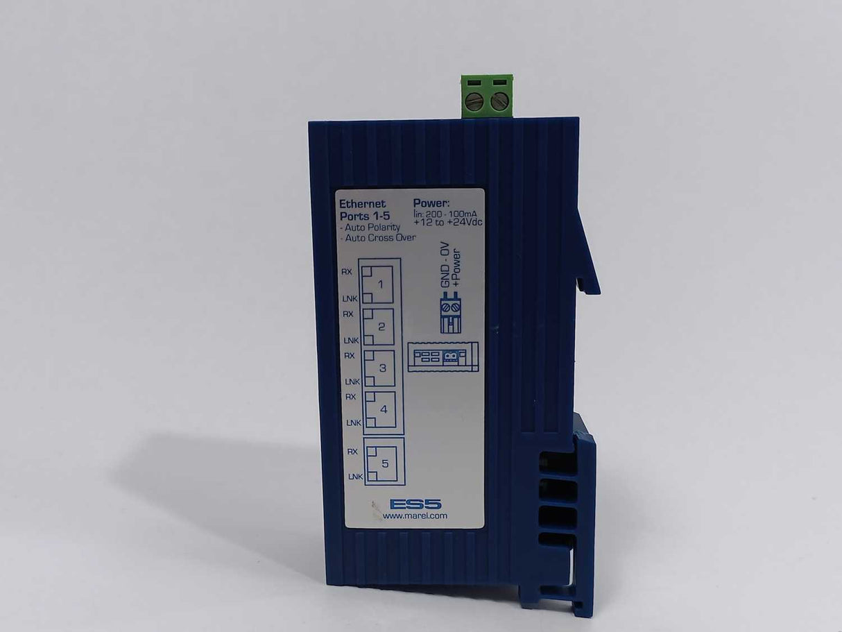 marel ELM-ENET-ES5 ES5 5 Port Ethernet Rail Switch