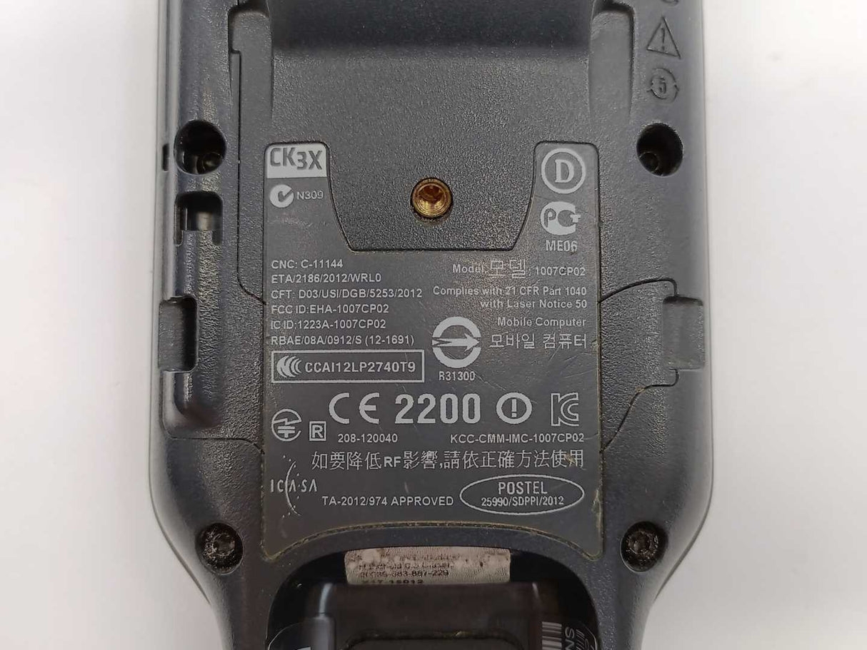 Intermec CK3XAB4M000W4400 CK3X Mobile Computer Set 1007CP02