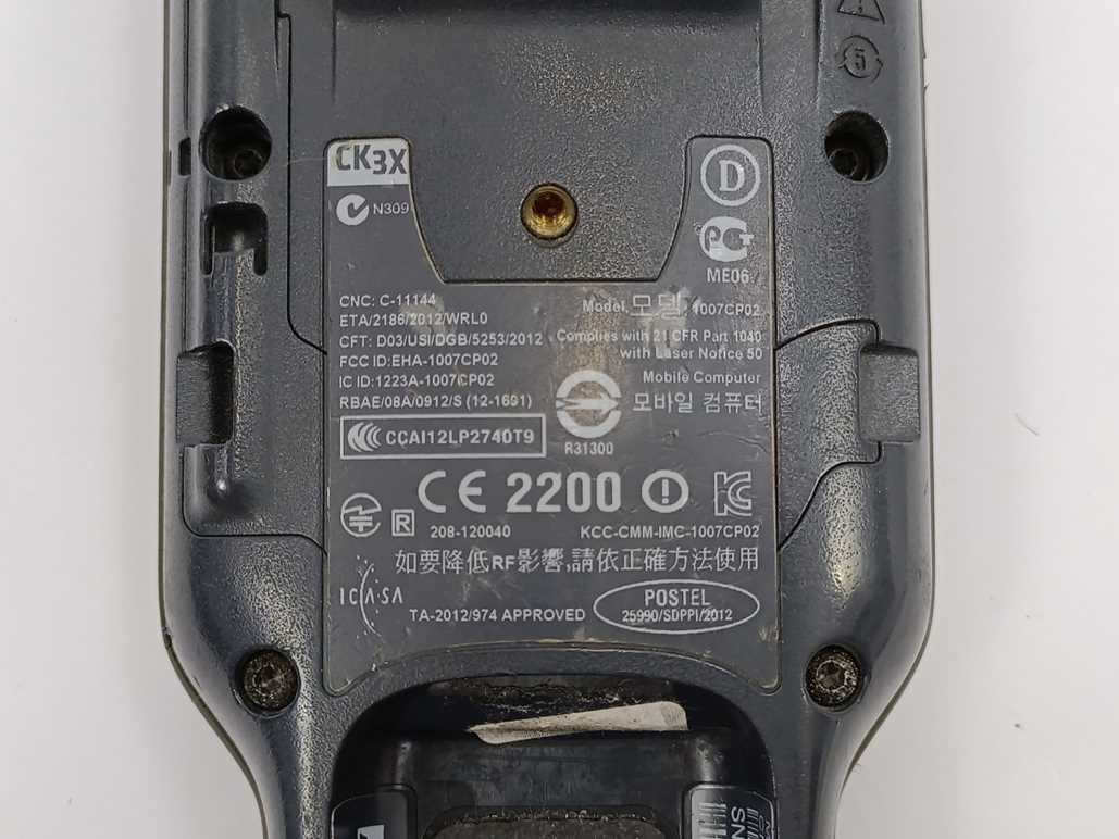 Intermec CK3XAB4M000W4400 CK3X Mobile Computer Set 1007CP02