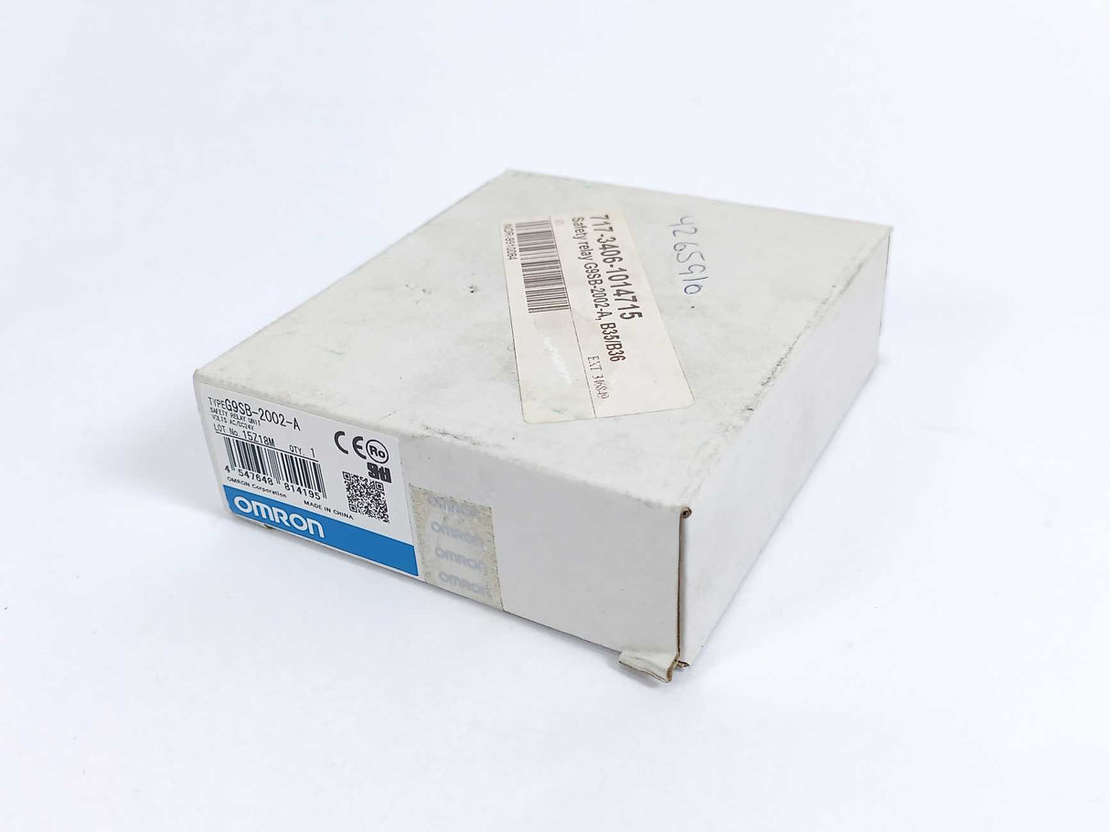 OMRON G9SB-2002-A Safety Relay Unit, Volts AC/DC24V