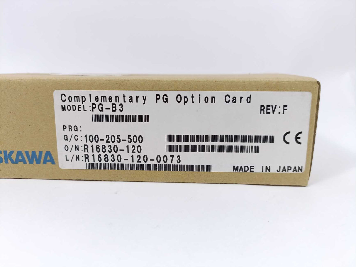 YASKAWA PG-B3 Complementary PG Option Card