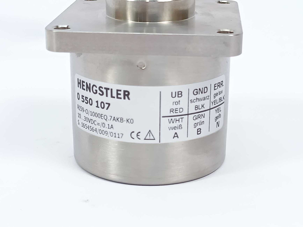 HENGSTLER 0 550 107 Incremental Encoder 10...30VDC=/0.1A