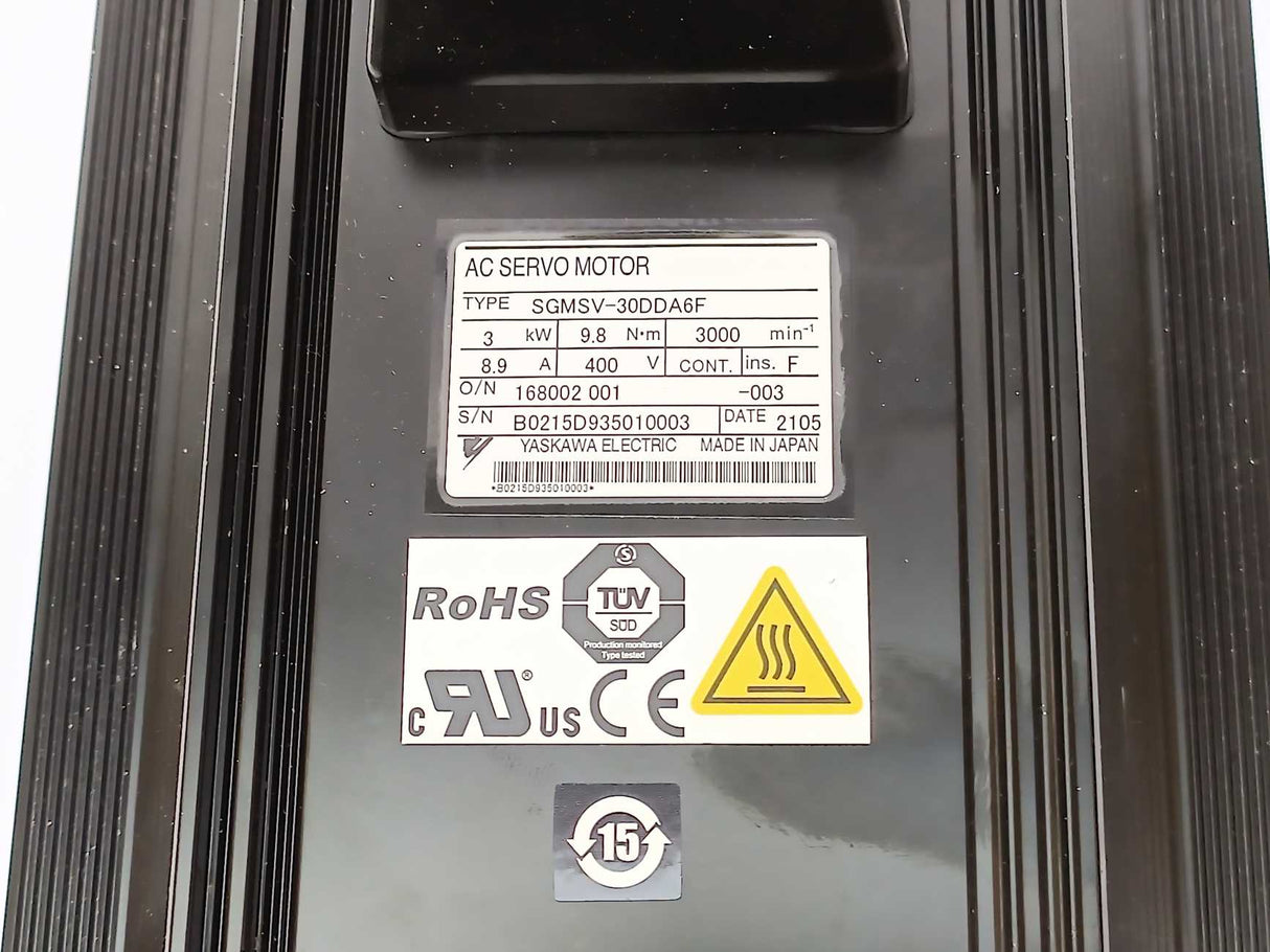 YASKAWA SGMSV-30DDA6F AC Servo Motor