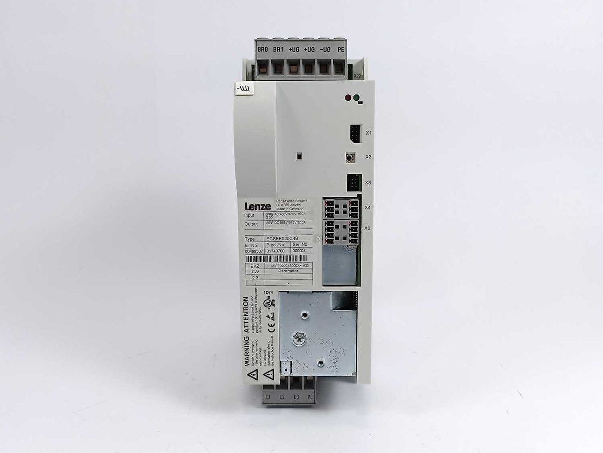LENZE ECSEE020C4B 00489587 Servo Drive Inverter