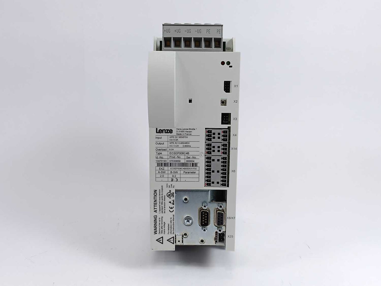 LENZE ECSEP008C4B 13470193 Servo Inverter