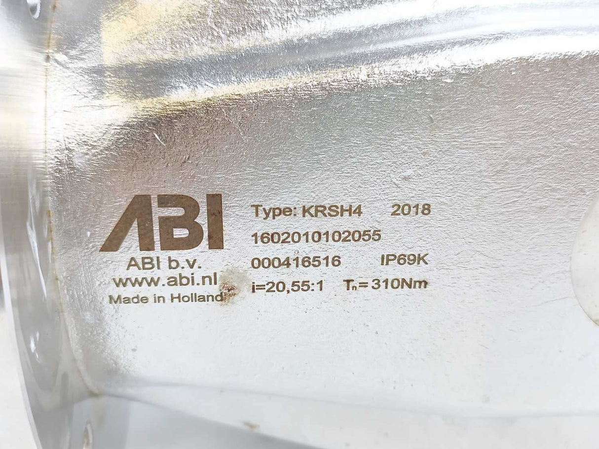 ABI KRSH4 Helical Bevel Gearbox. i=20,55:1