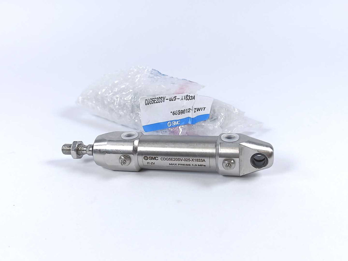 SMC CDG5E20SV-025-X1833A Air Cylinder ø20x25mm