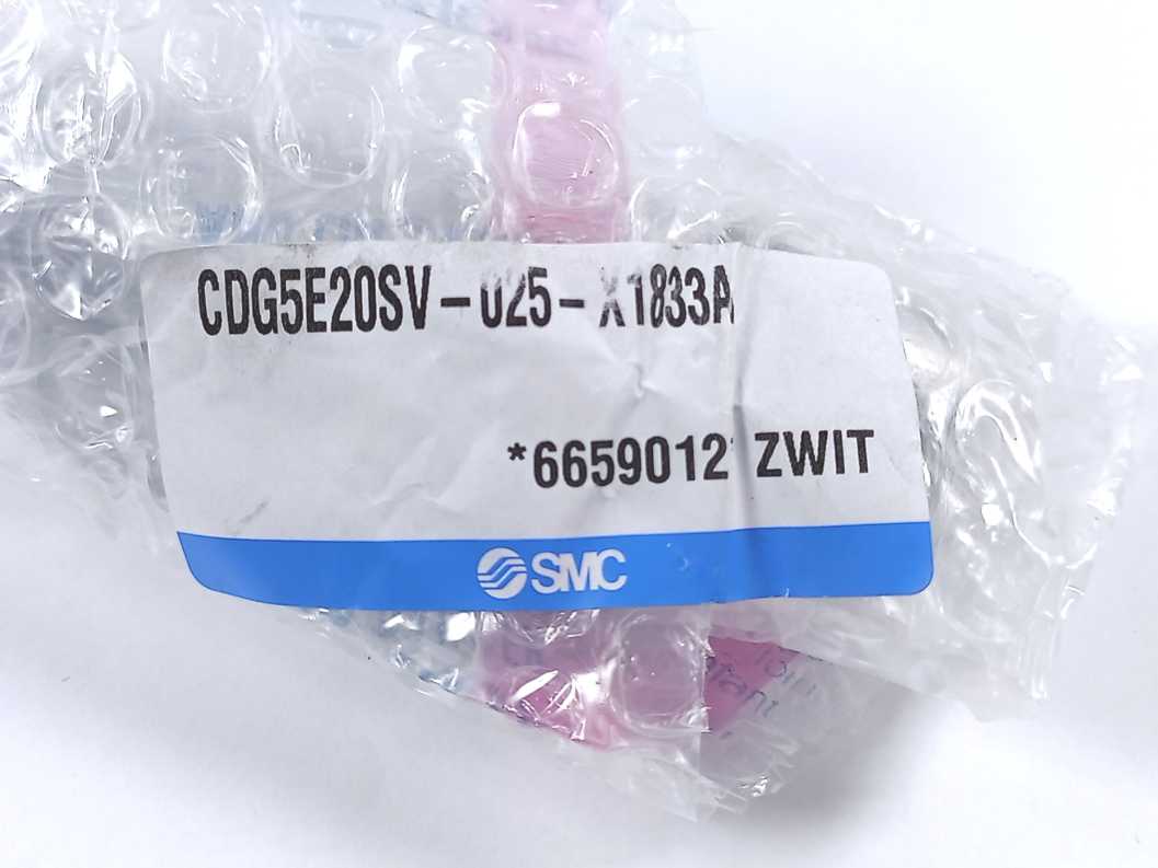 SMC CDG5E20SV-025-X1833A Air Cylinder ø20x25mm