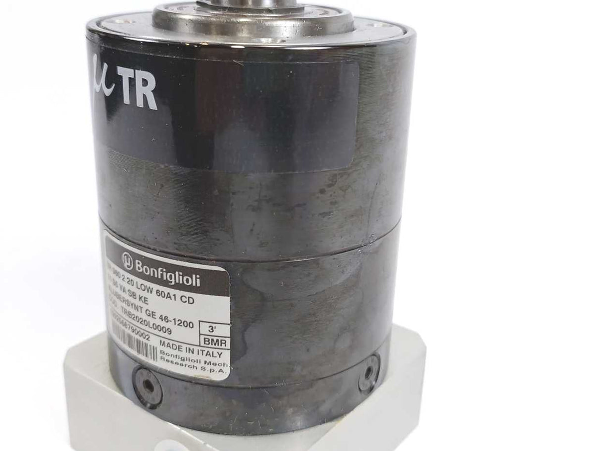 BONFIGLIOLI TR 060 2 20 LOW 60A1 CD 11 S5 VA SB KE KLUBERSYNT GE 46-1200