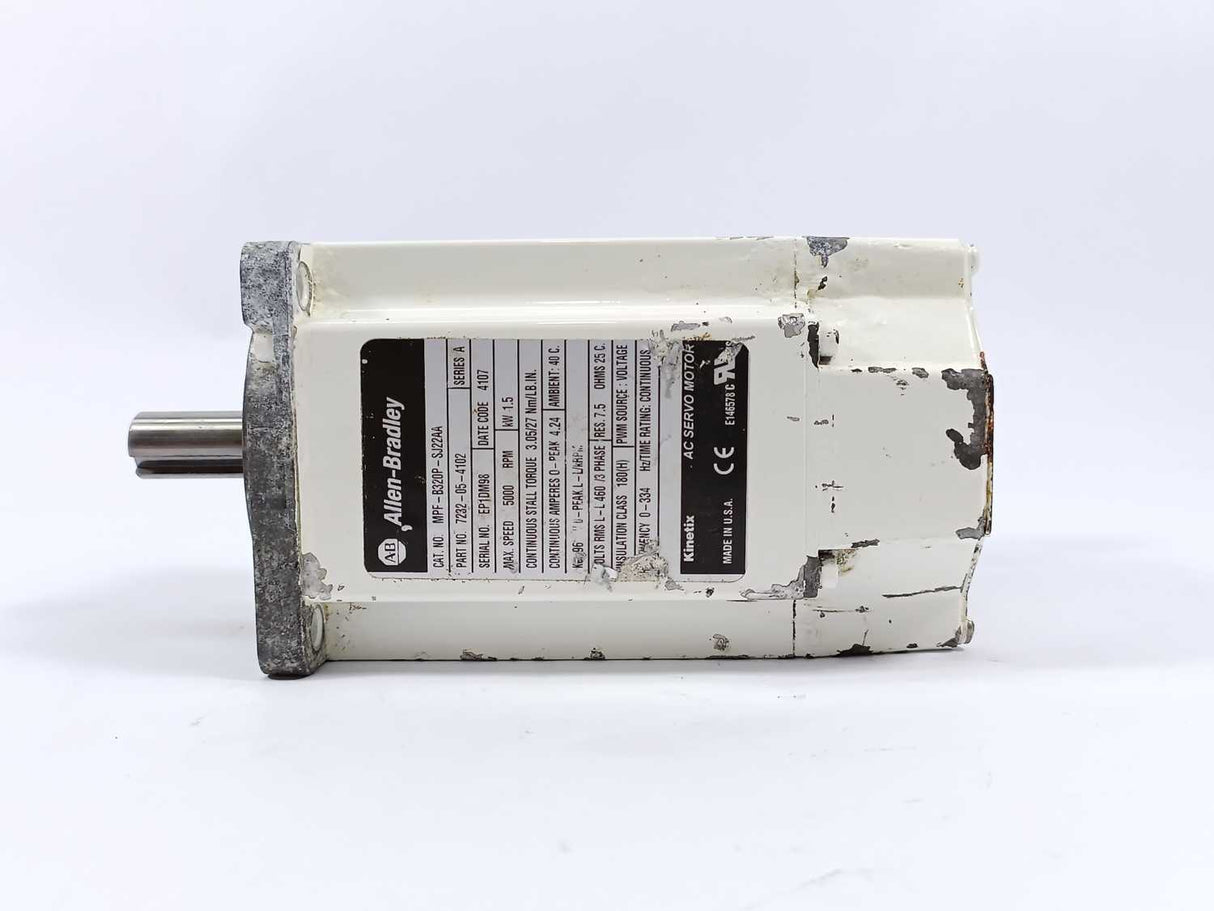 AB MPF-B320P-SJ22AA Ser. A 7232-05-4102 AC Servo Motor