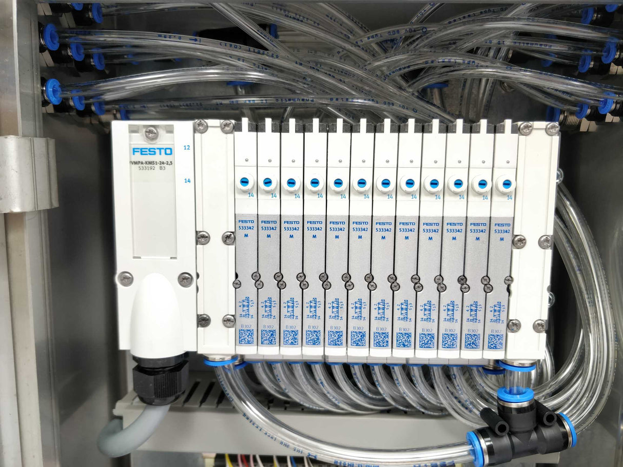 Festo MPA-S/MPA-F Valve Terminal mounted in STT Steel cabinet