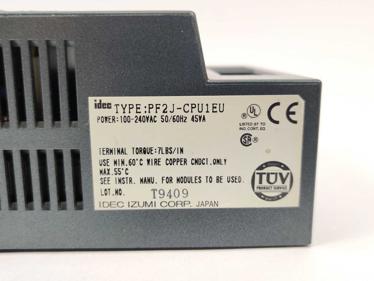 IDEC Corporation PF2J-CPU1EU FA-2J CPU UNIT