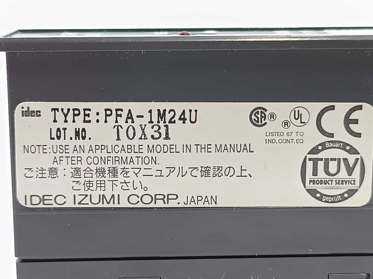 Idec Izumi PFA-1M24U FA Series Memory Pack