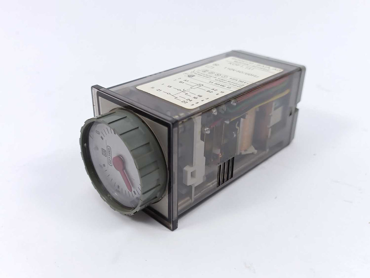 SODECO-SAIA KOF1.ES1 110V 50/60Hz 3s-6h Time Delay Relay