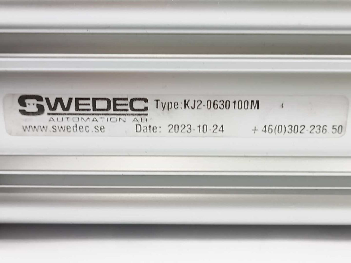 Swedec Automation KJ2-0630100M Pneumatic Cylinder. Stroke: 100mm