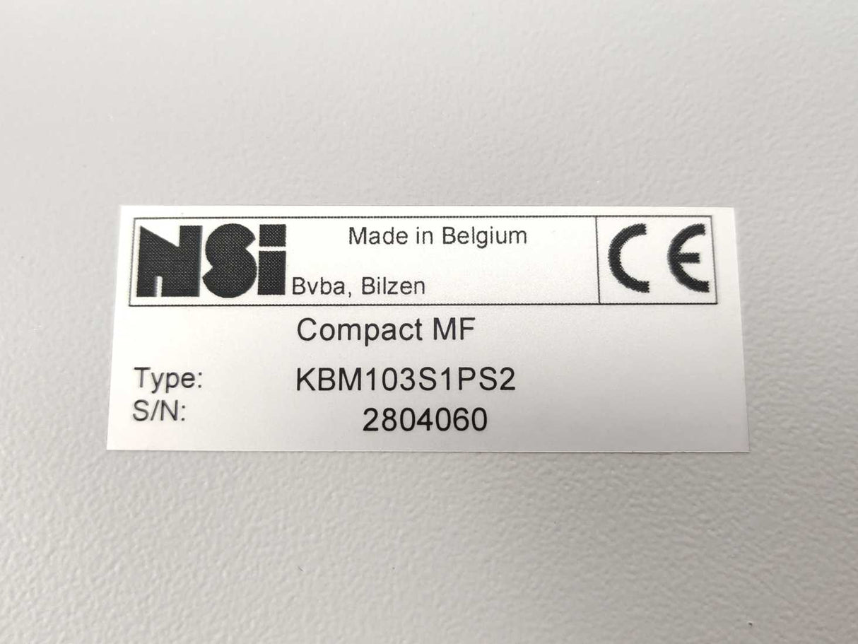 NSI KBM103S1PS2 Compact MF 103 Key Compact Keyboard