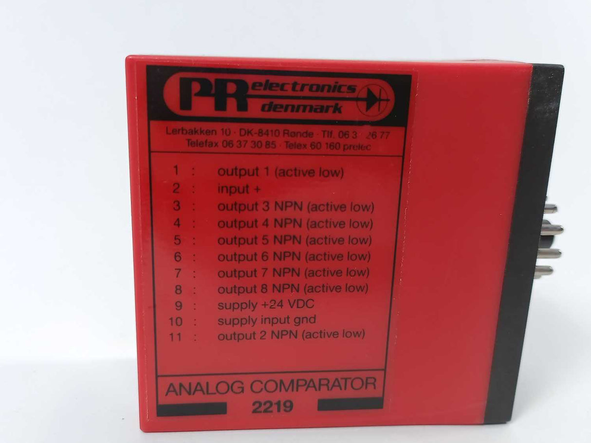 PR Electronics 2219A0 / SER NO. 899636 Analog Comparator