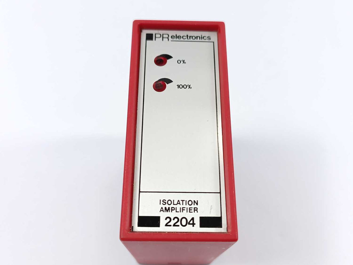 PR Electronics 2204 A1 / SER NO. 107877 Isolation Amplifier / Input: 0-20mA