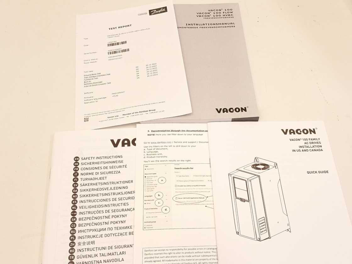 Vacon / Danfoss 135N7382 VACON 100 FLOW VACON0100-3L-0016-5