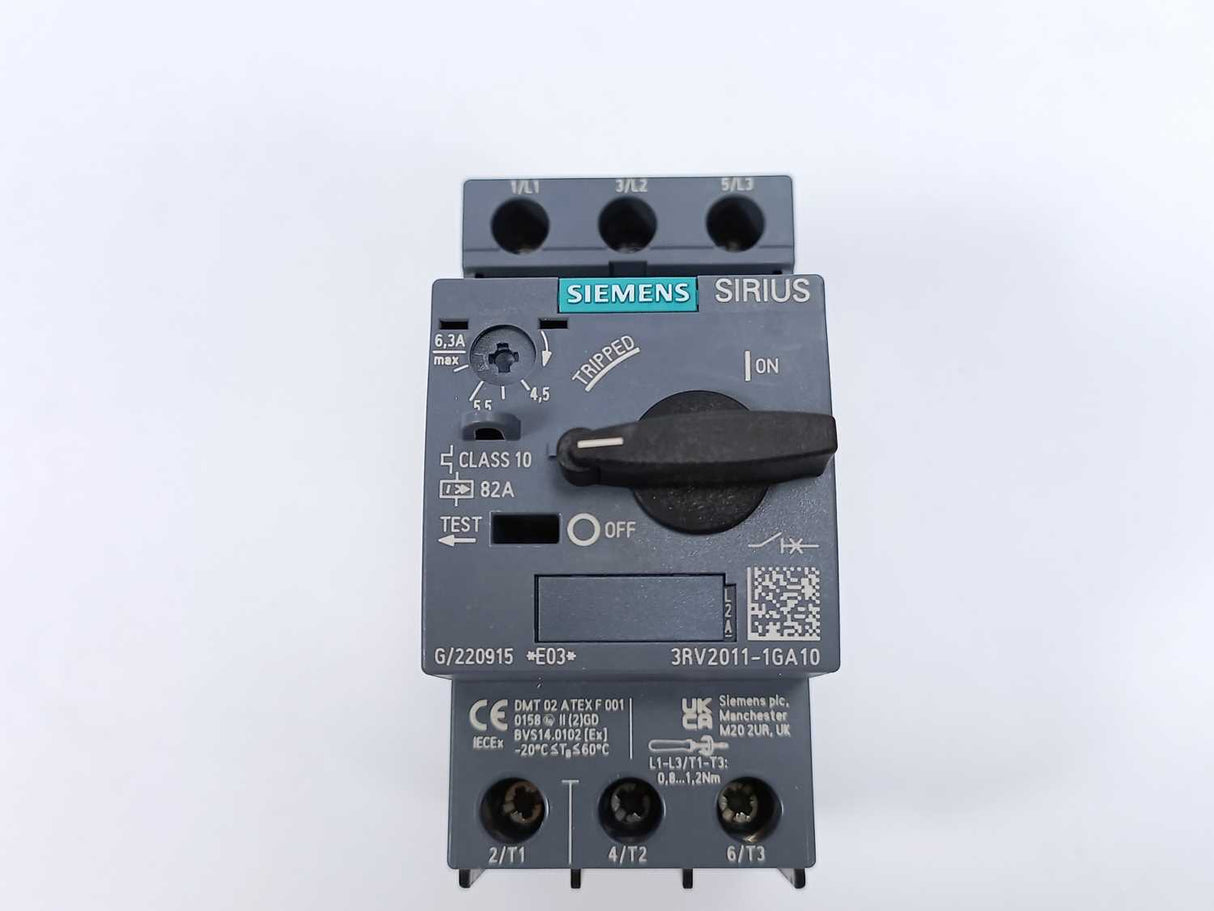 Siemens 3RV2011-1GA10 Circuit Breaker