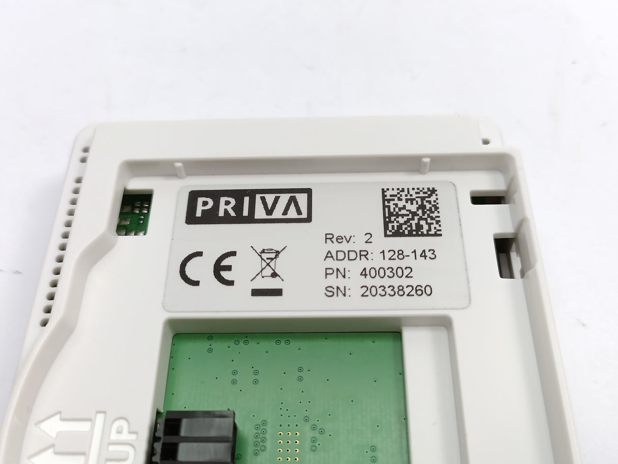 PRIVA 400302 Touchpoint One Control Panel