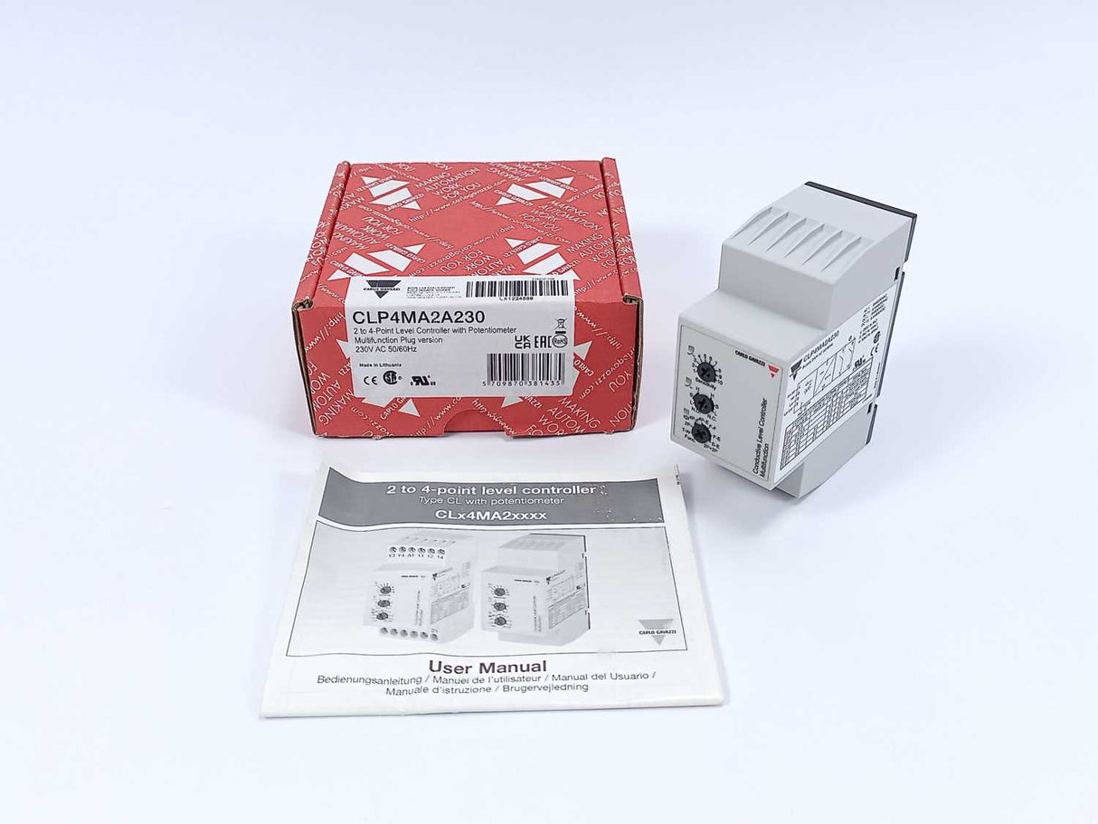 Carlo Gavazzi CLP4MA2A230 2 to 4-Point Level Controller with Potentiometer