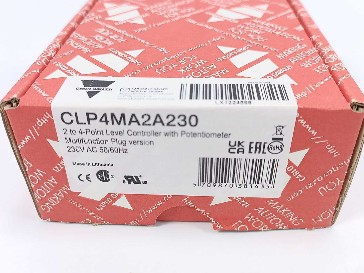 Carlo Gavazzi CLP4MA2A230 2 to 4-Point Level Controller with Potentiometer
