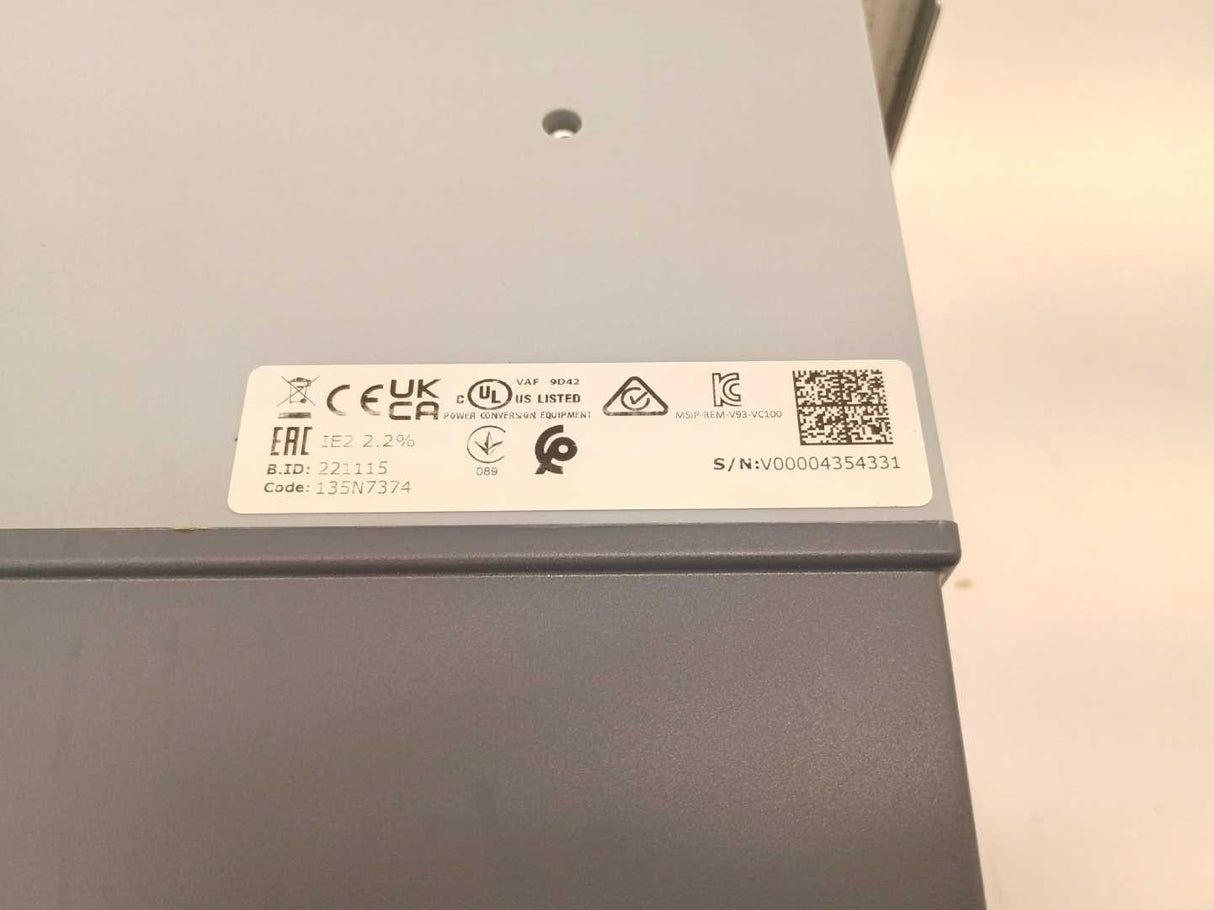 Vacon / Danfoss 135N7374 VACON 100 FLOW VACON0100-3L-0005-5-