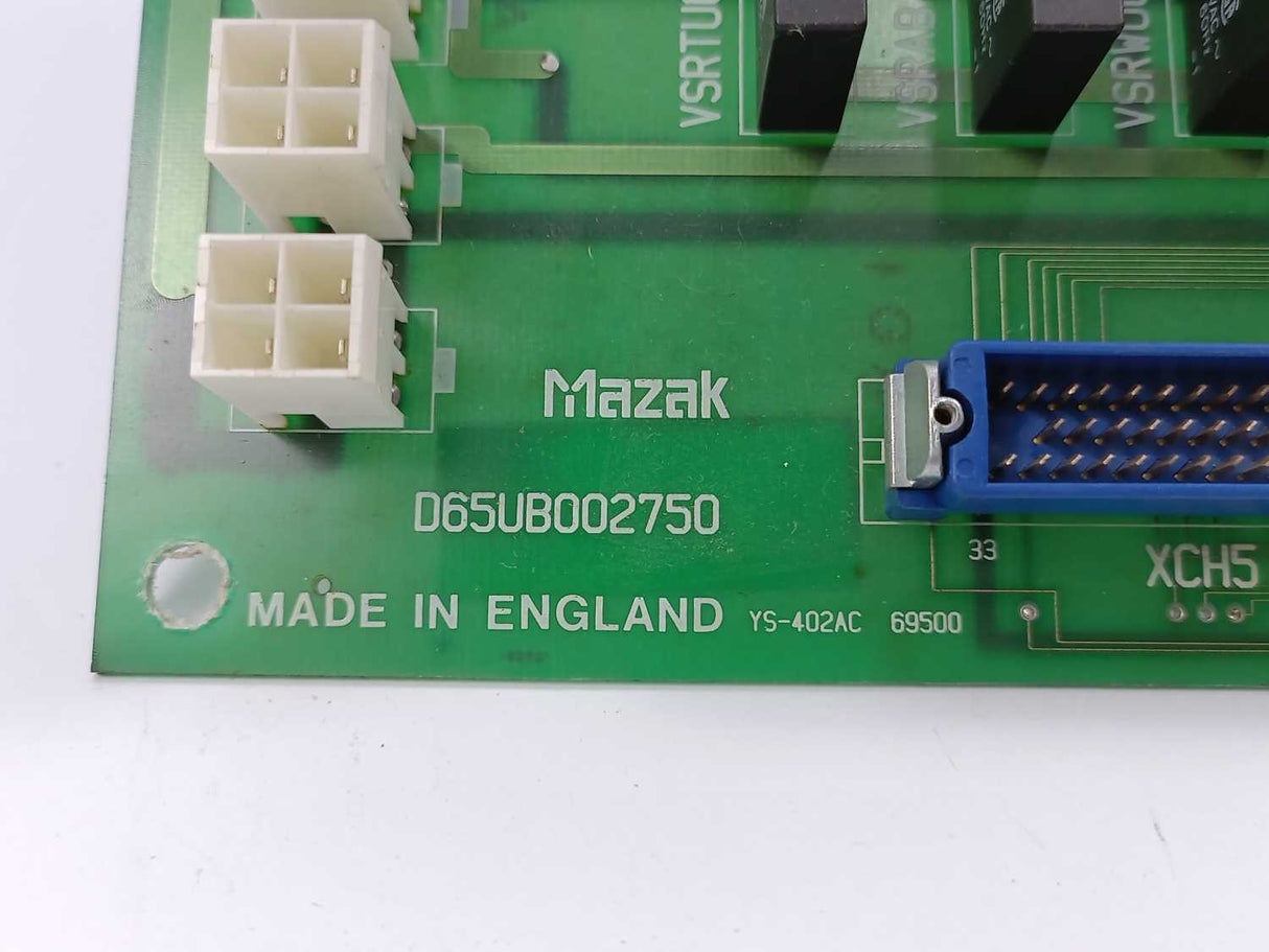 Mazak D65UB002750 Relay board