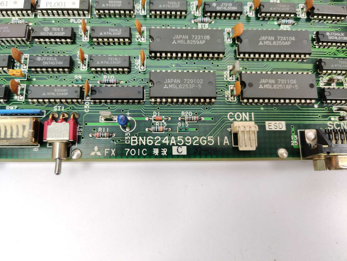 Mitsubishi FX701C BN624A592G51 A Circuit board