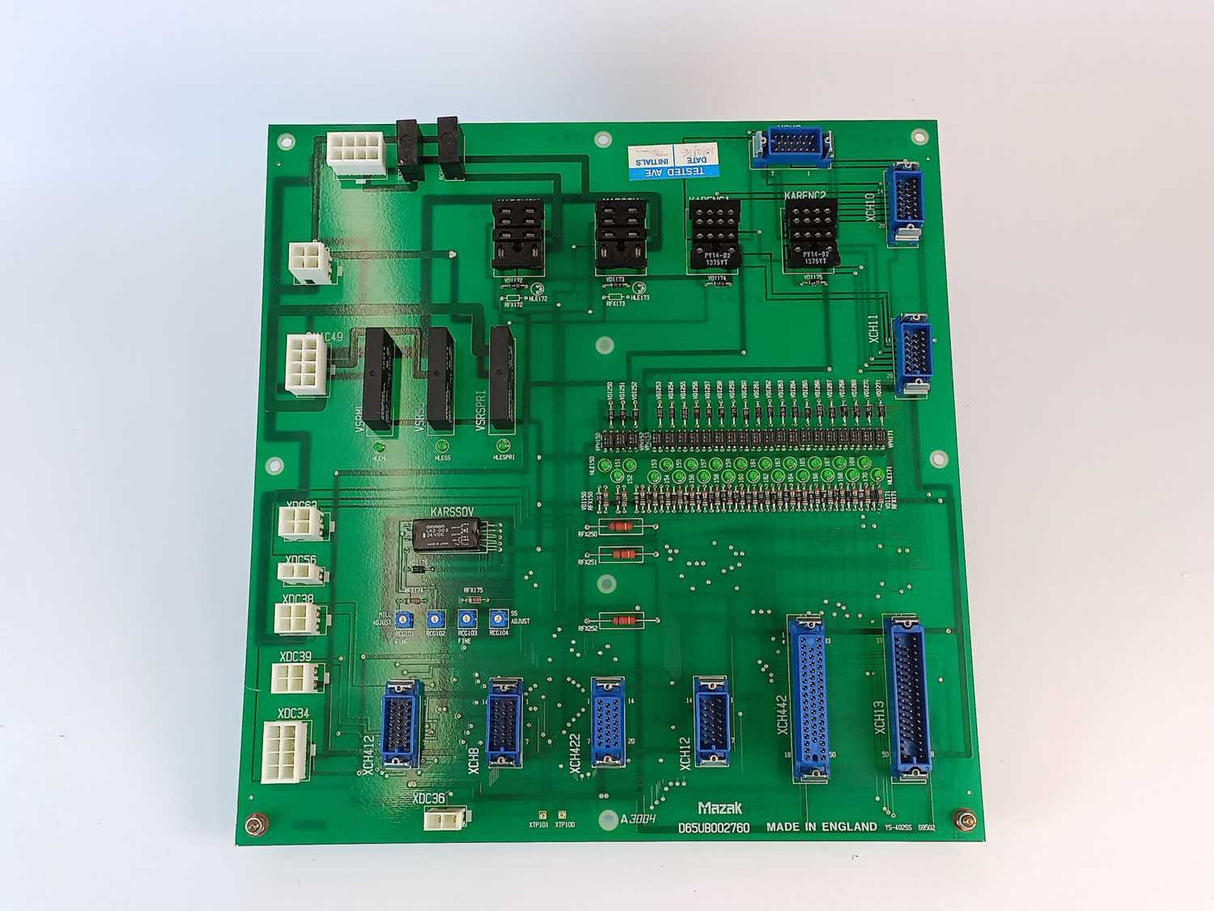 Mazak D65UB002760 Relay Board
