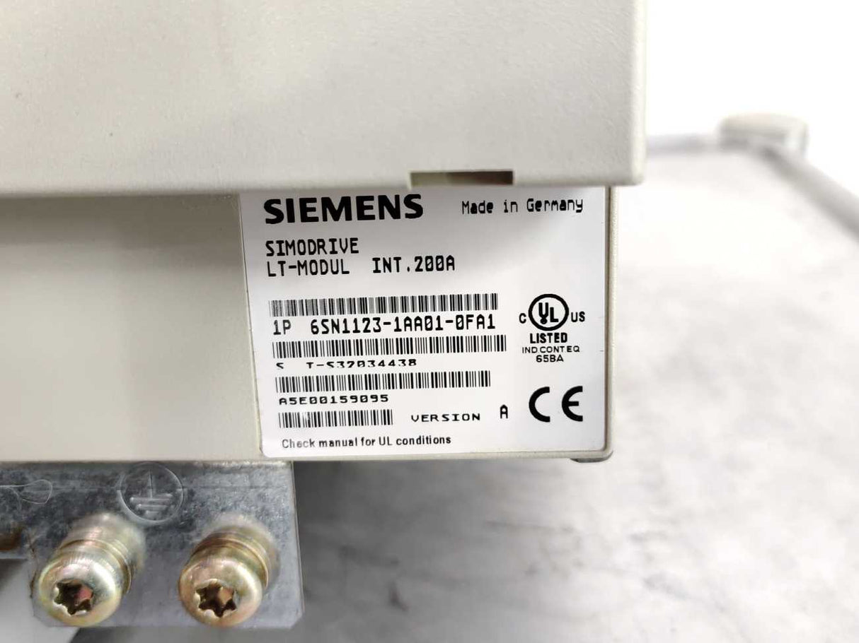Siemens 6SN1123-1AA01-0FA1 Simodrive LT-Module