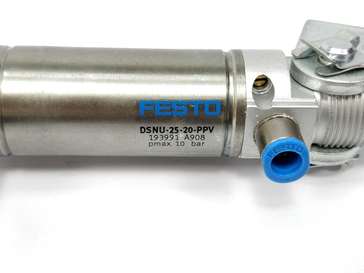 Festo DSNU-25-20-PPV 193991 Standard Cylinder with socket joint