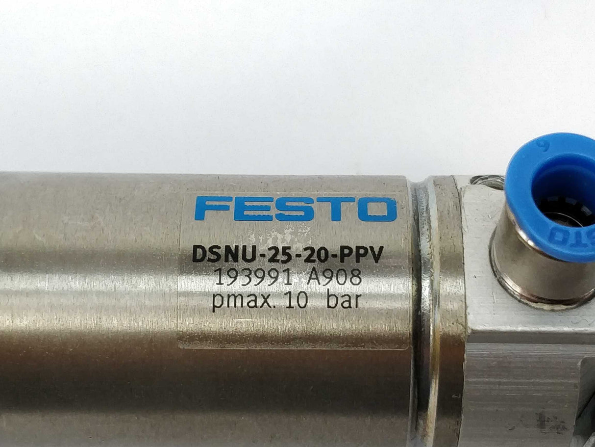 Festo DSNU-25-20-PPV 193991 Standard cylinder with installation brackets