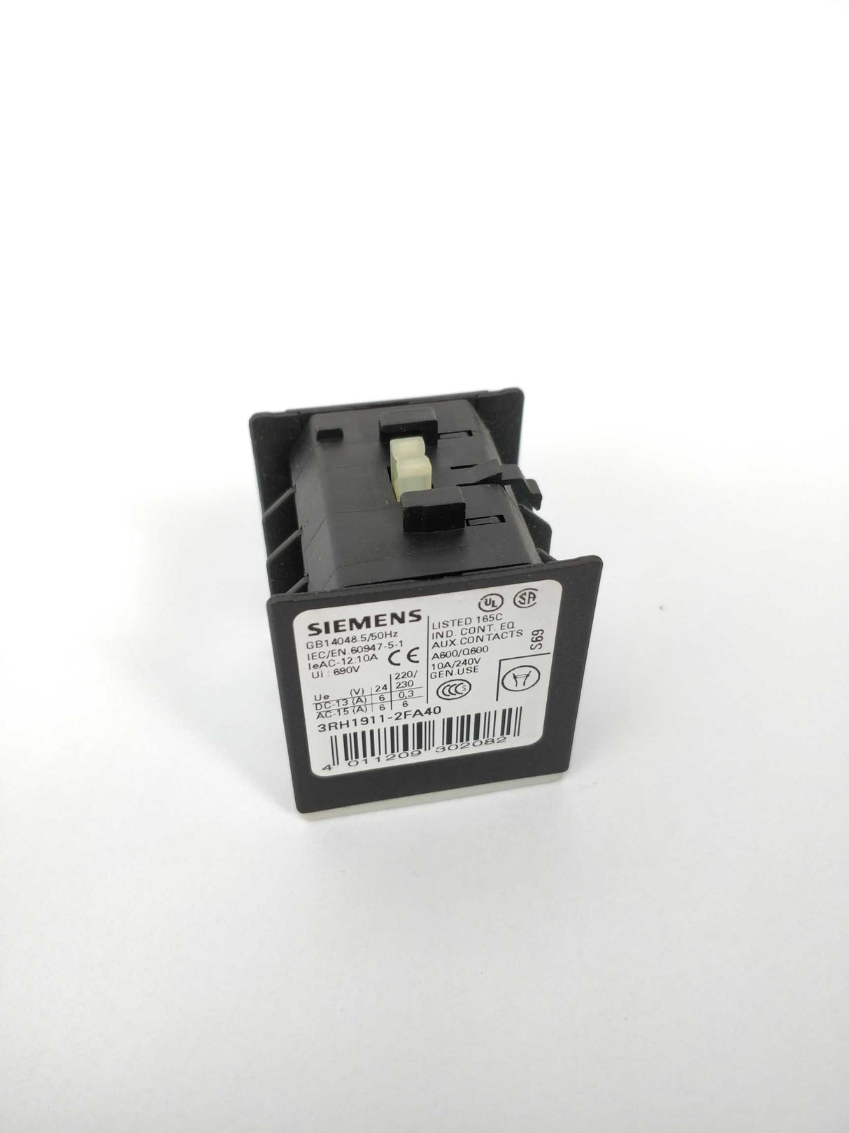 Siemens 3RH1911-2FA40 Sirius Classic Auxiliary Contact - 4NO, 4 Contact
