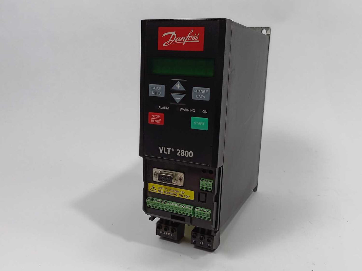 Danfoss VLT2807PS2B20STR1DBF00A00 VLT 2800, 195N0027 1.7kVa