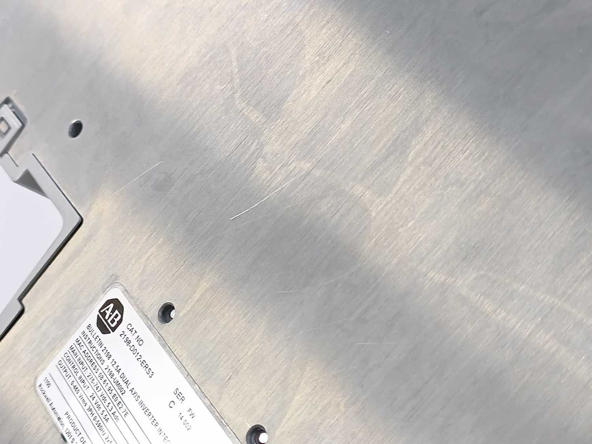 AB 2198-D012-ERS3 Ser.C, Bulletin 12.5A Dual Axis Inverter