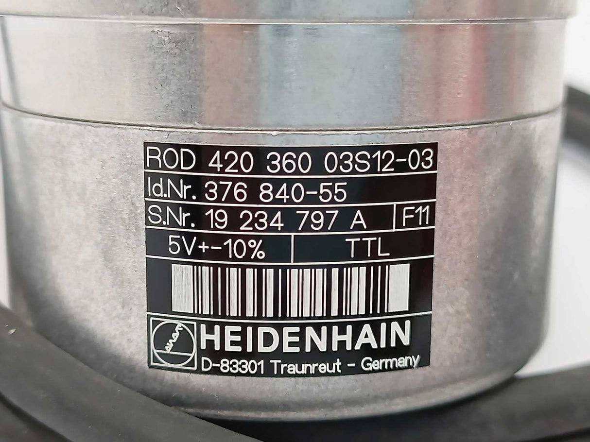 HEIDENHAIN 376 840-55 rotary encoder ROD 420 360 03S12-03