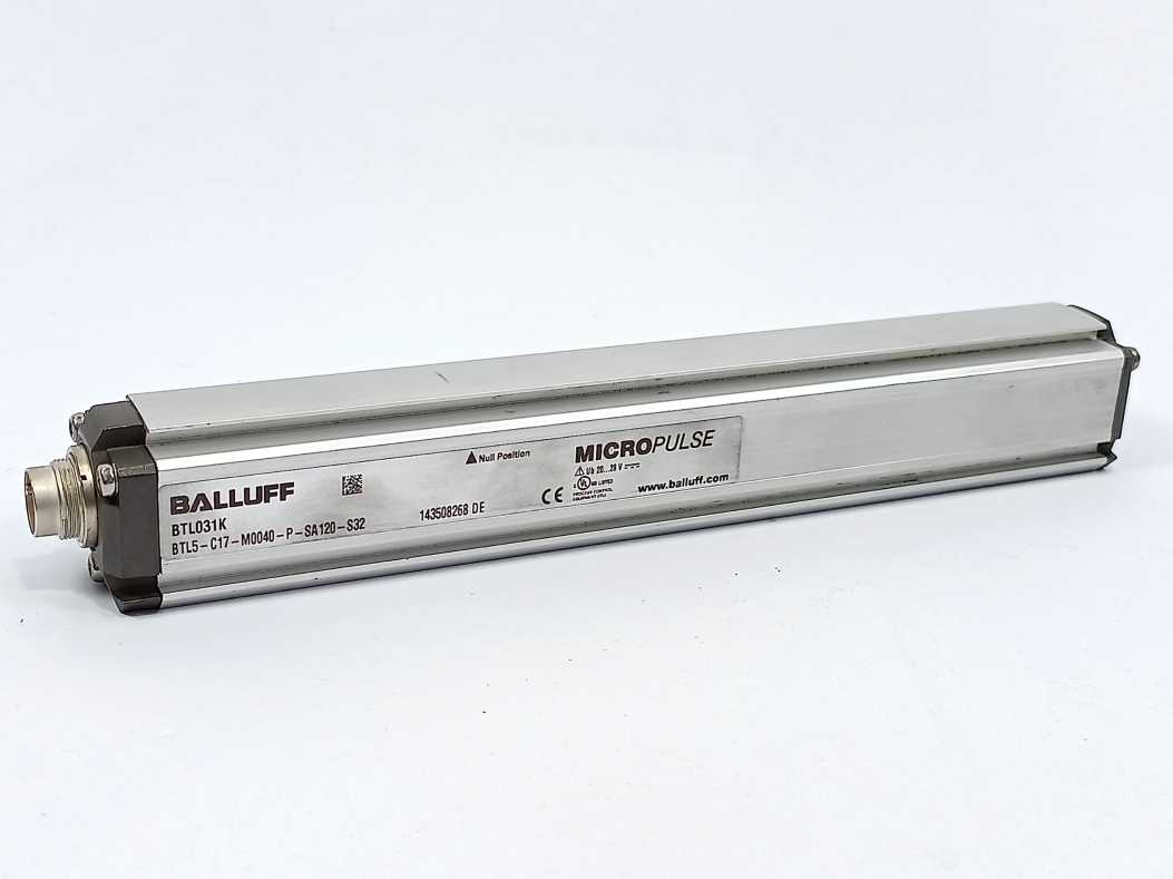 BALLUFF BTL5-C17-M0040-P-SA120-S32 Micropuls position sensor BTL031K