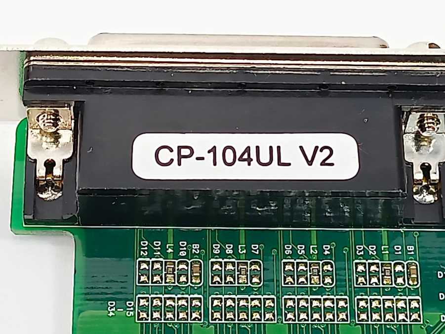 Moxa CP-104UL V2 4 Port RS-232 Universal PCI Communication Board