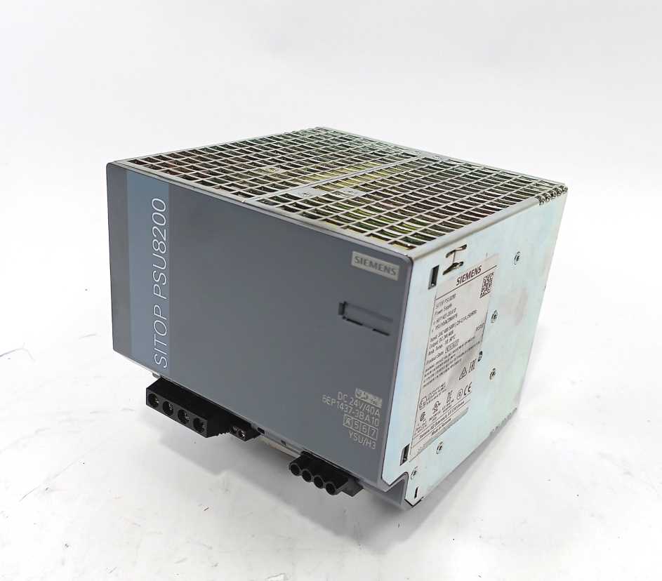 Siemens 6EP1437-3BA10 Sitop PSU8200 Power Supply 24V 40A