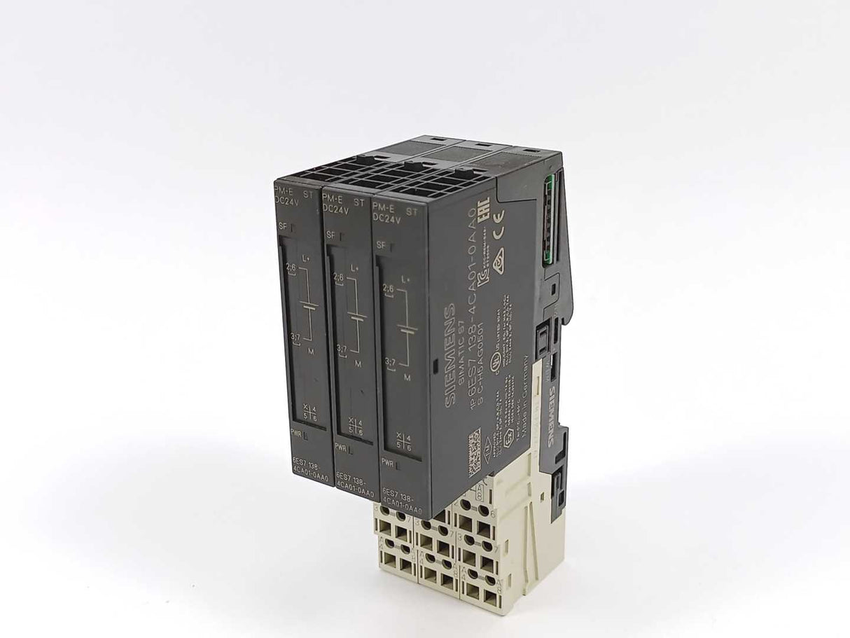 Siemens 6ES7138-4CA01-0AA0 6ES7193-4CC30-0AA0 3 Pcs.