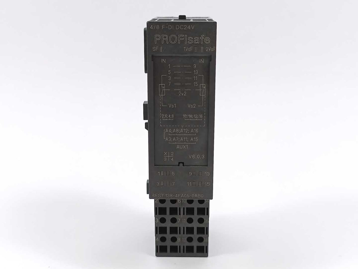 Siemens 6ES7138-4FA05-0AB0 PROFIsafe 4/8 F-DI DC24V & 6ES7193-4CG30-0AA0