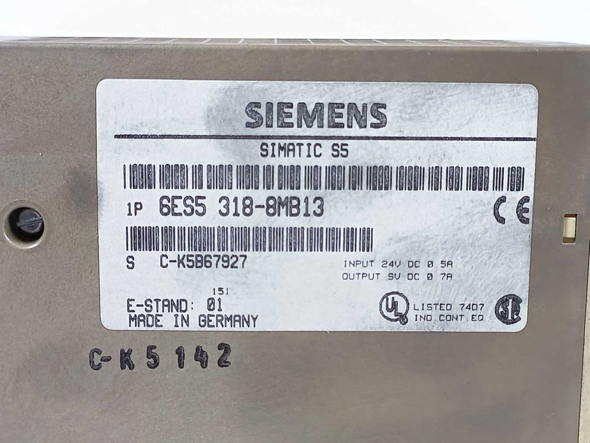 Siemens 6ES5318-8MB13 SIMATIC S5 ET200U