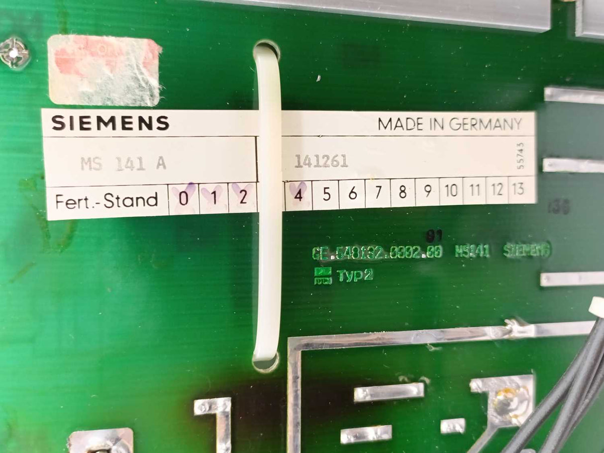 Siemens MS141A GE.548132.0002.00 MS140 Power Supply