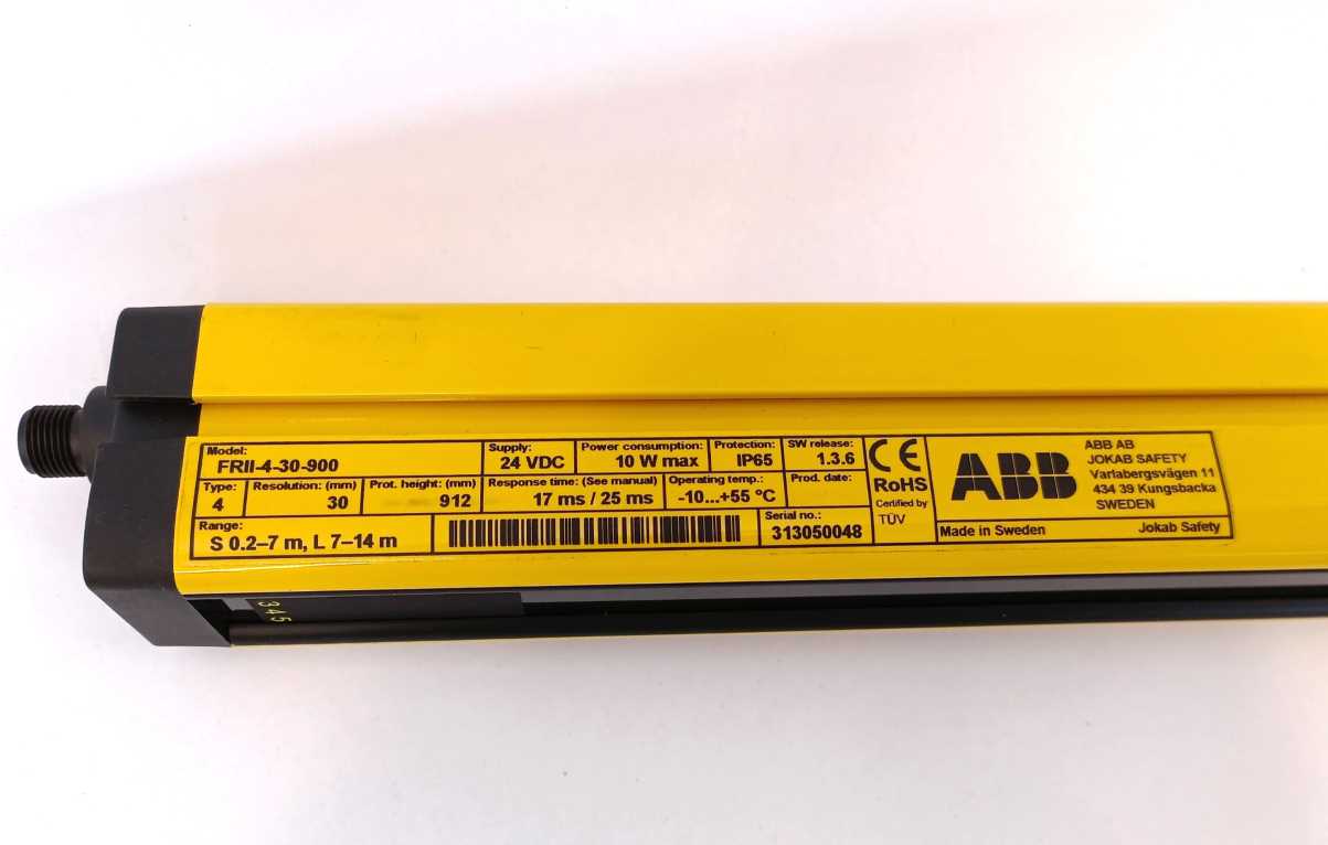 ABB / Jokab Safety 2TLA822202R1100 FTII-4-30-900 TRANSMITTER, W: FRII-4-30-900