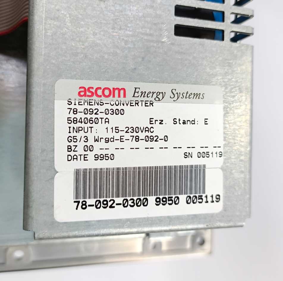 Siemens 6FC5103-0AB03-0AA3 SINUMERIK 840C/840CE 19" flat operator panel