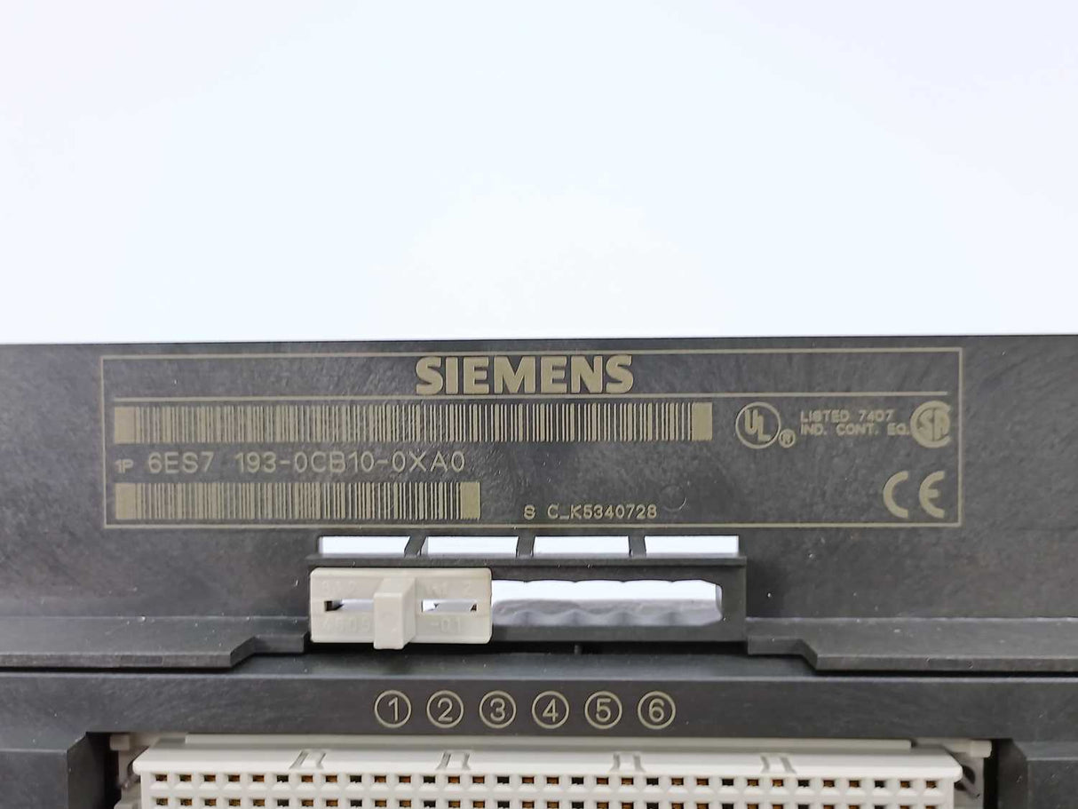 Siemens 6ES7133-0BL00-0XB0 SIMATIC S7 Electronic Module w/ 6ES7193-0CB10-0XA0