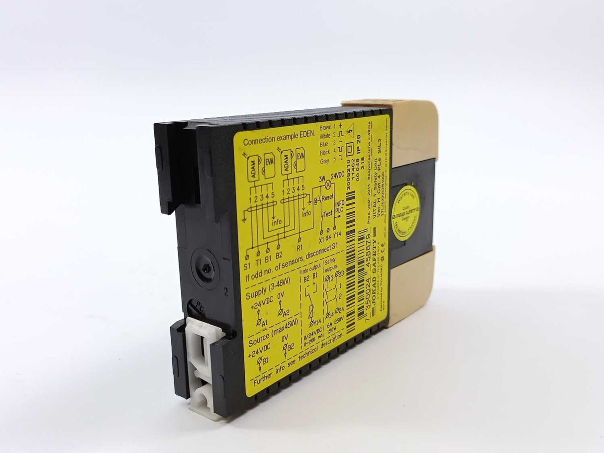 ABB / Jokab Safety 2TLJ020052R1000 VITAL 1 Safety Unit 24 VDC.