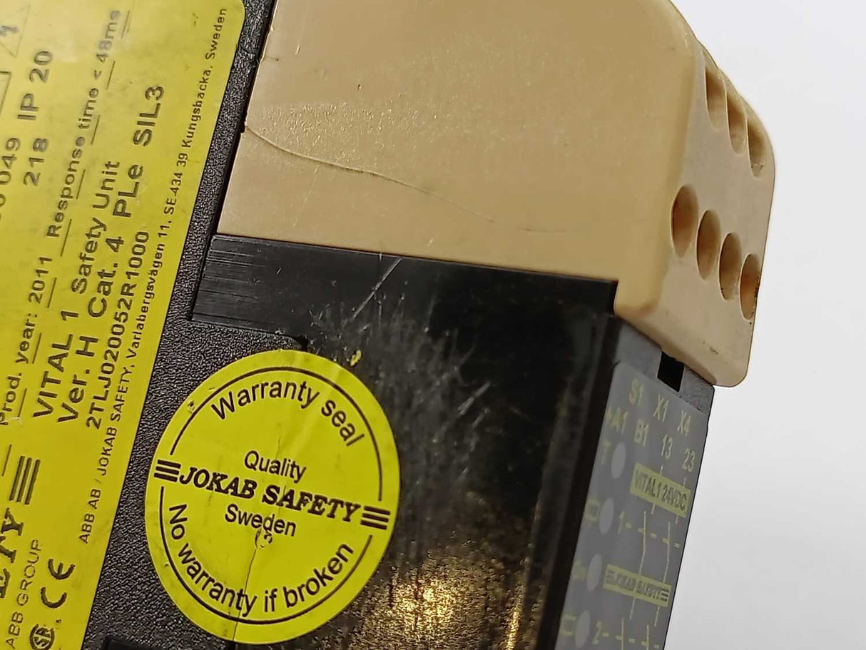 ABB / Jokab Safety 2TLJ020052R1000 VITAL 1 Safety Unit 24 VDC.